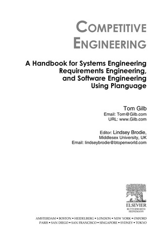 Competitive Engineering