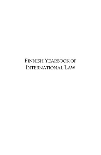 Finnish yearbook of international law