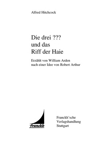 Die drei ??? und das Riff der Haie