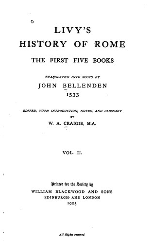 Livy's History of Rome