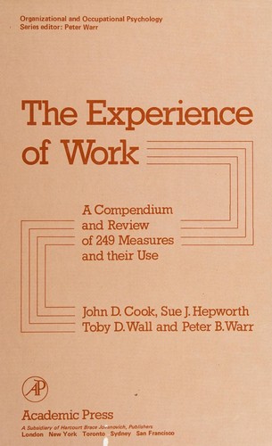 The Experience of Work
