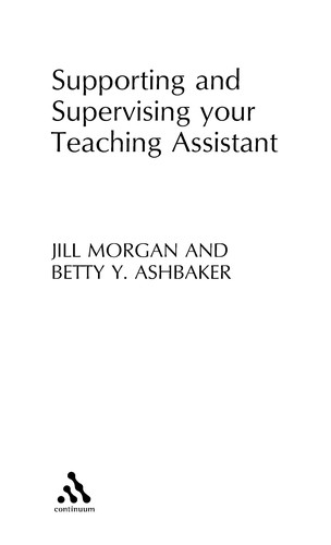 Supporting and supervising your teaching assistant