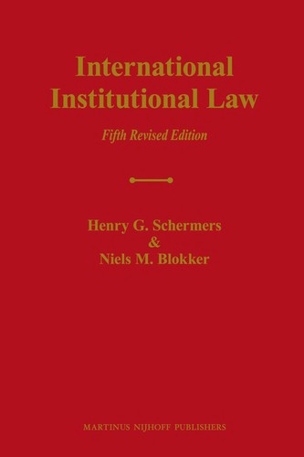 International Institutional Law