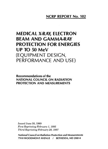 Medical X-ray, Electron Beam, and Gamma-Ray Protection for Energies Up to 50 MeV