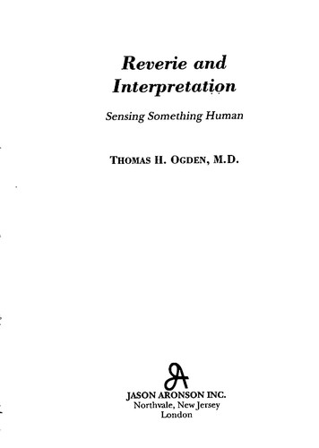 Reverie and Interpretation