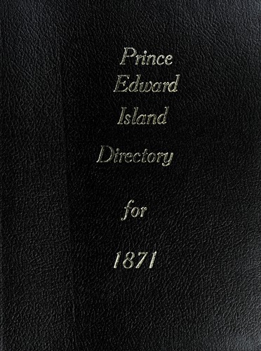 Prince Edward Island Directory for 1871