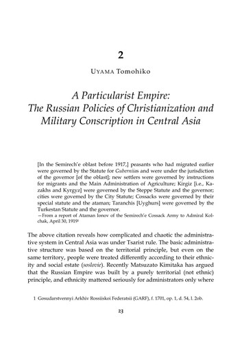 Empire, Islam, and politics in Central Eurasia