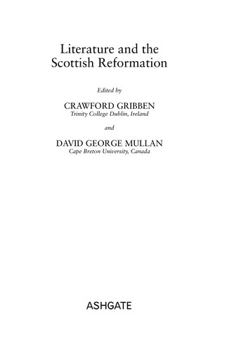 Literature and the Scottish Reformation
