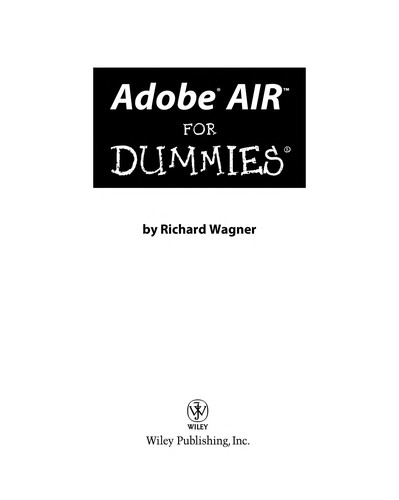 Adobe AIR For Dummies