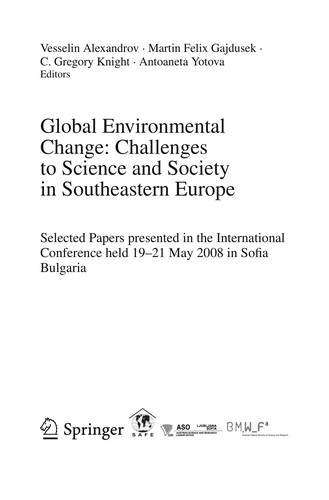 Global Environmental Change: Challenges to Science and Society in Southeastern Europe