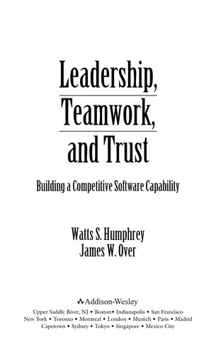 Leadership, Teamwork, and Trust