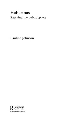 Habermas: Rescuing the Public Sphere