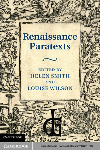 Renaissance paratexts