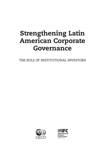 Strengthening Latin American Corporate Governance