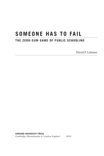 Someone has to fail