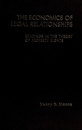 The Economics of legal relationships