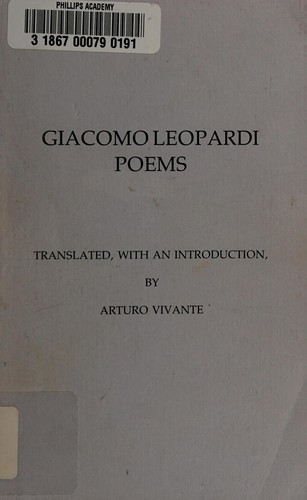Giacomo Leopardi Poems