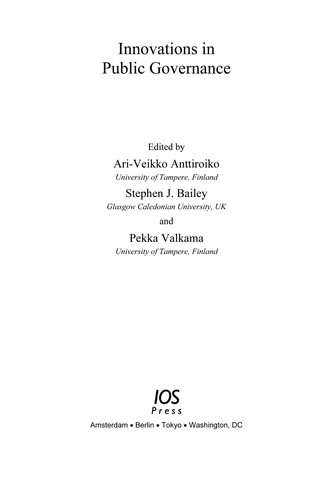Innovations in Public Governance