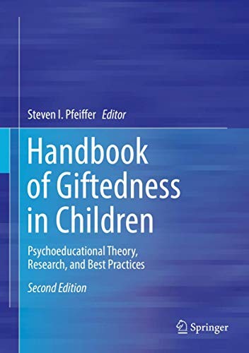 Handbook of giftedness in children