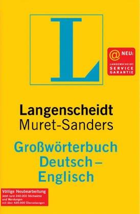 Langenscheidts Grosswörterbuch der englischen und deutschen Sprache