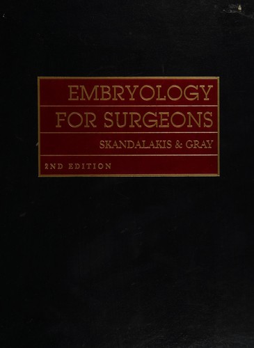 Embryology for Surgeons