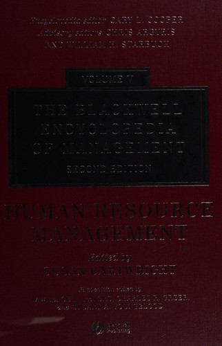 The Blackwell encyclopedia of management