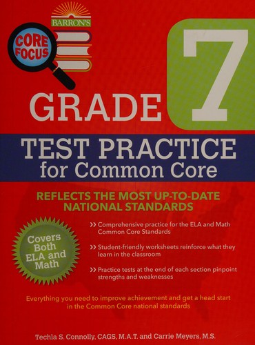 Grade 7 Test Practice for Common Core