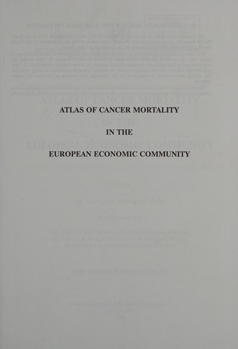 Atlas of cancer mortality in the European Economic Community
