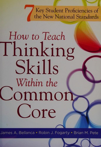 How to Teach Thinking Skills Within the Common Core