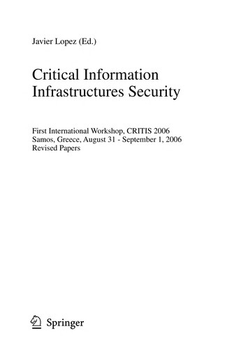Critical Information Infrastructures Security