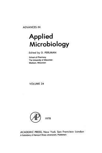 Advances in Applied Microbiology, Vol. 24