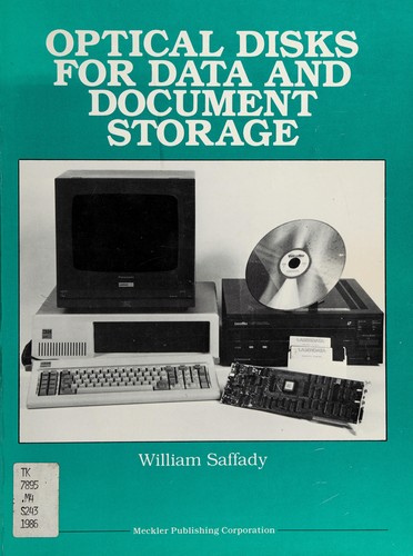 Optical disks for data and document storage