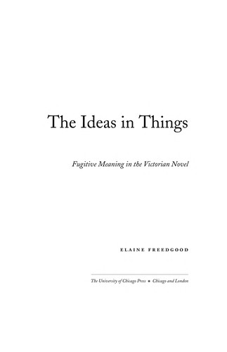 The ideas in things