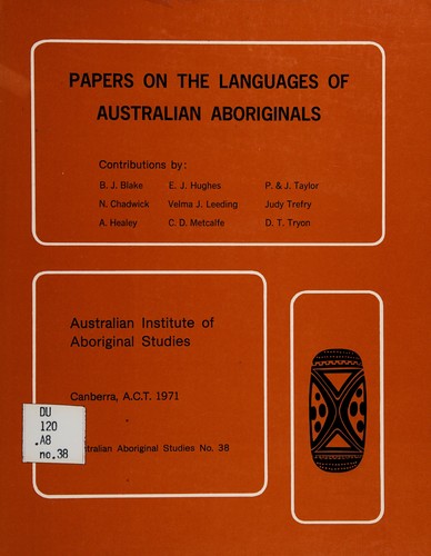 Papers on the languages of Australian Aboriginals