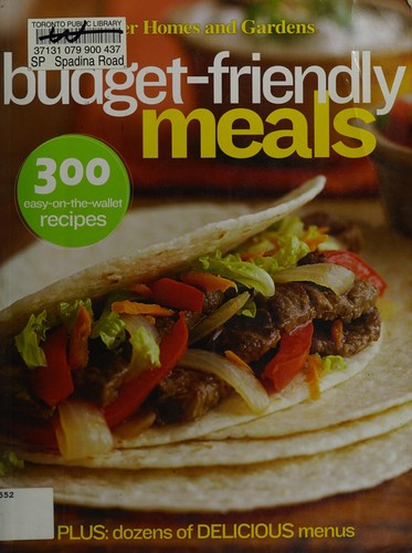 Better Homes and Gardens Budget-Friendly Meals
