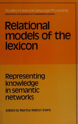 Relational Models of the Lexicon