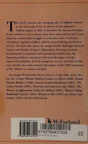 Women of Afghanistan in the post-Taliban era