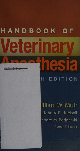 Handbook of Veterinary Anesthesia
