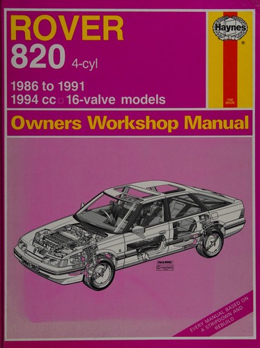 Rover 820 owners workshop manual