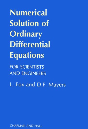 Numerical Solution of Ordinary Differential Equations