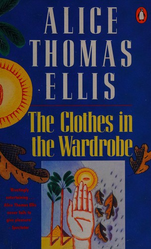 The clothes in the wardrobe