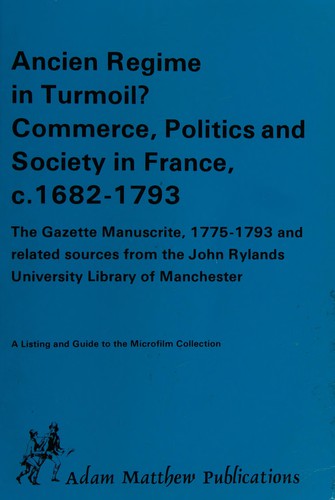 Ancien regime in turmoil?