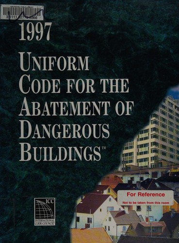 1997 Uniform Code for the Abatement of Dangerous Buildings