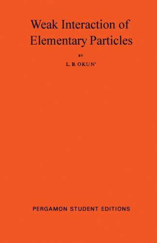Weak interaction of elementary particles