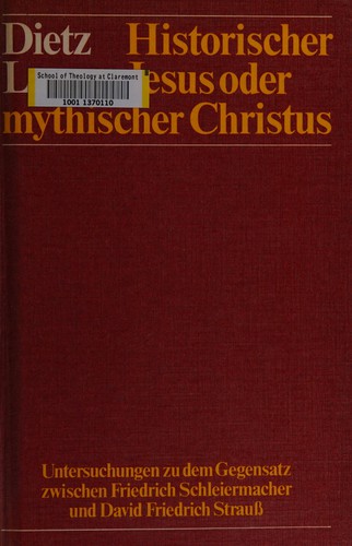 Historischer Jesus oder mythischer Christus