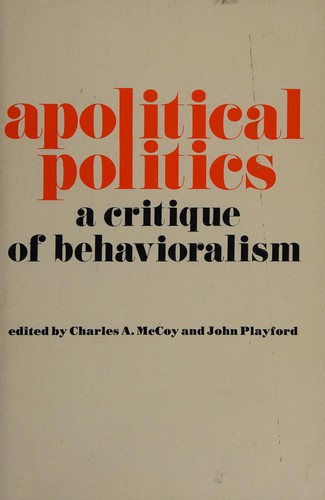 Apolitical Politics
