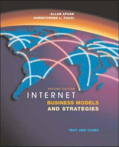 Internet business models and strategies