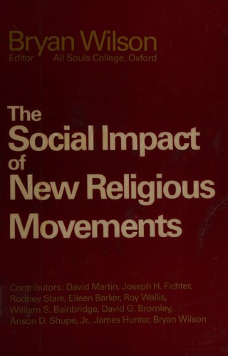 The Social impact of new religious movements