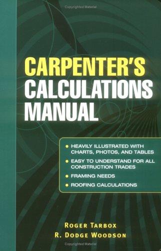 Carpenter's Calculations Manual