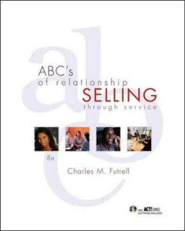 ABC's of relationship selling through service